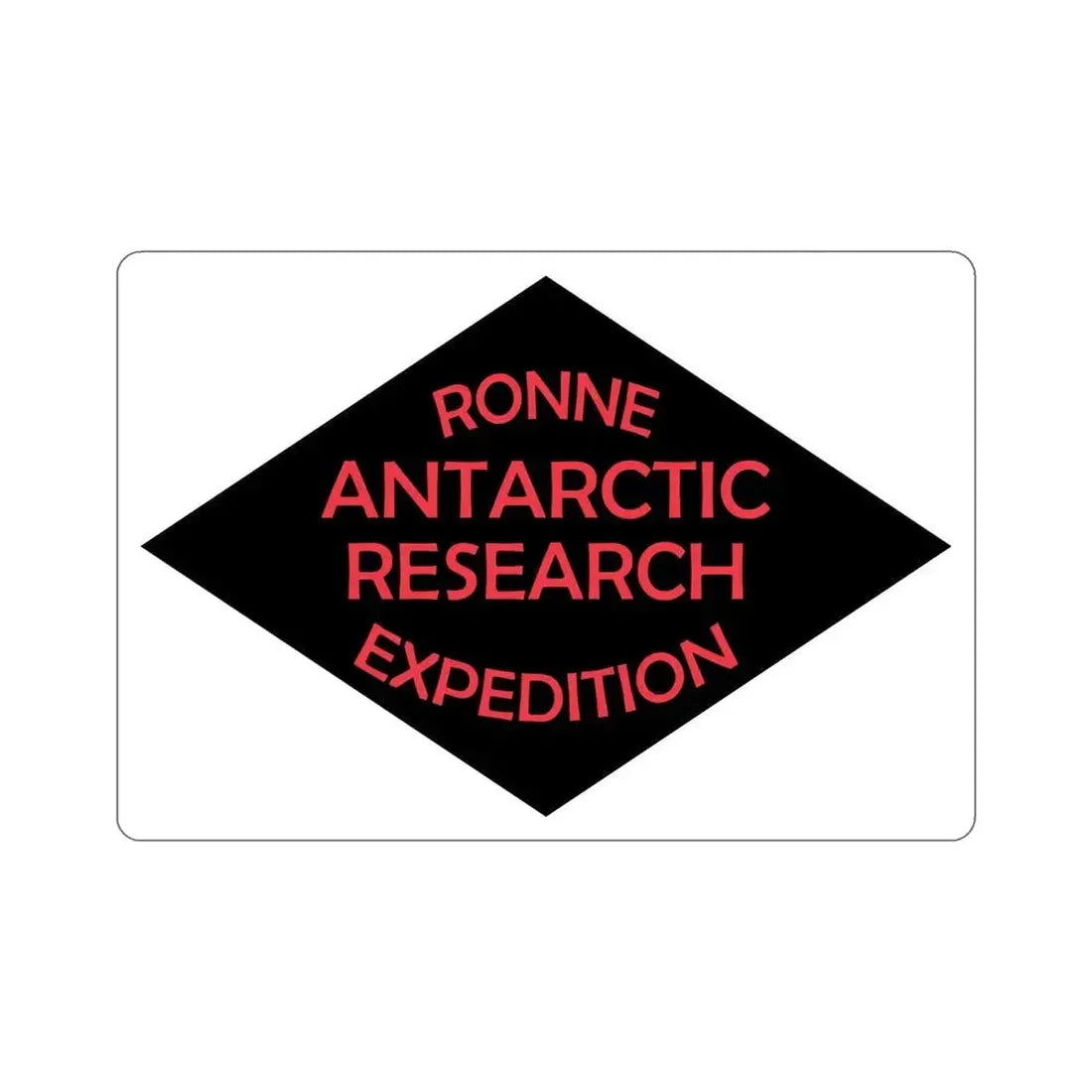 Flag of Ronne Antarctic Research Expedition STICKER Vinyl Die-Cut Decal 6 Inch - The Sticker Space