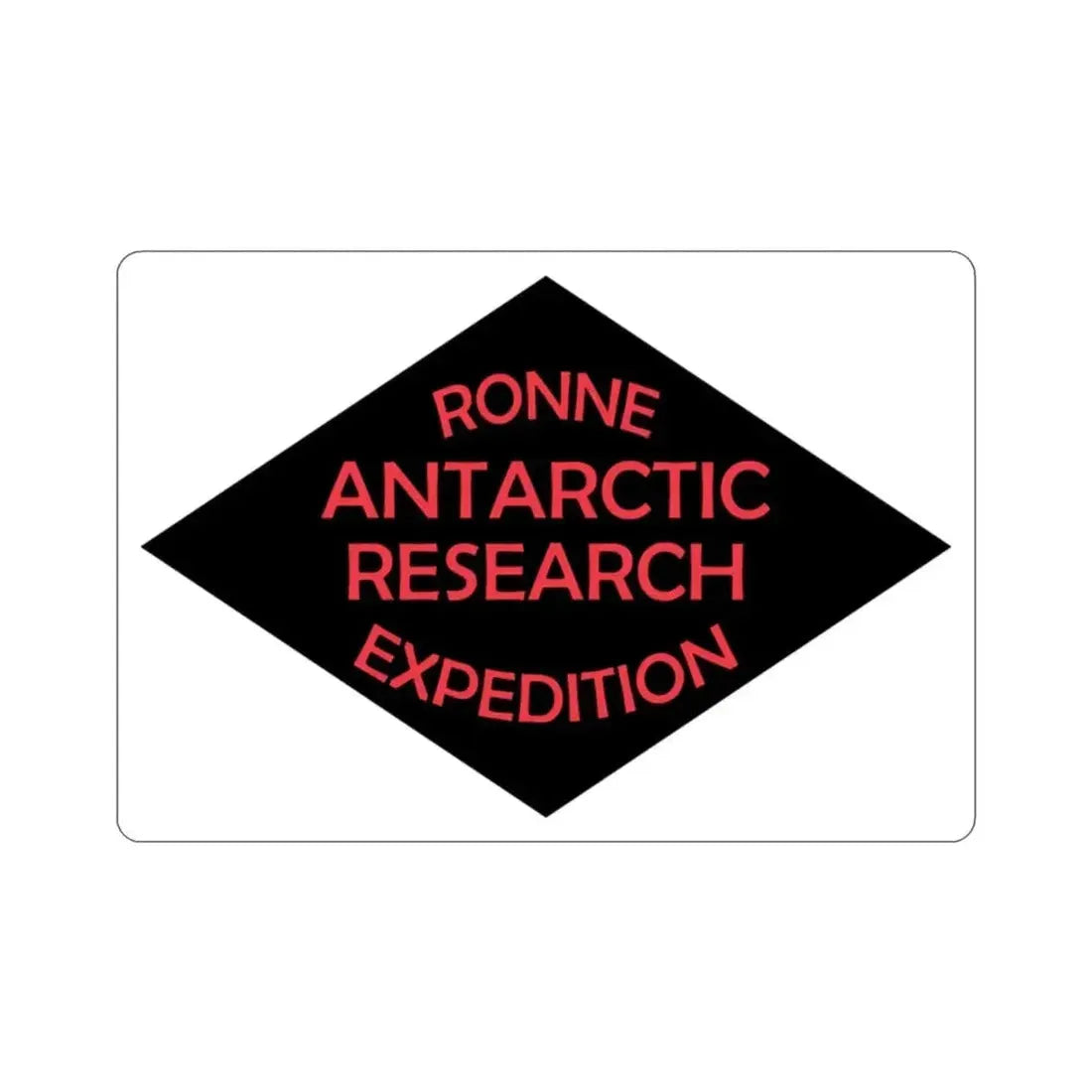 Flag of Ronne Antarctic Research Expedition STICKER Vinyl Die-Cut Decal - The Sticker Space