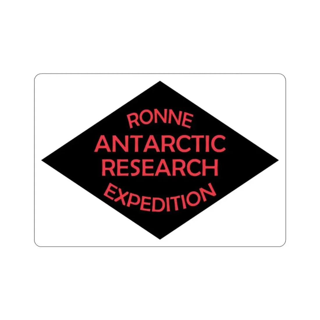 Flag of Ronne Antarctic Research Expedition STICKER Vinyl Die-Cut Decal - The Sticker Space