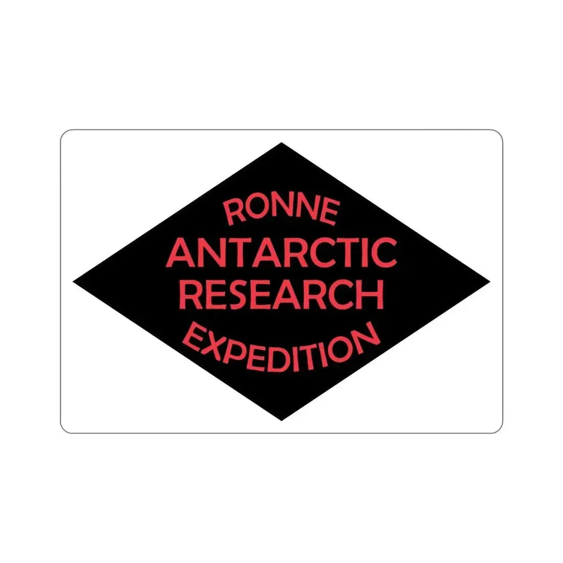 Flag of Ronne Antarctic Research Expedition STICKER Vinyl Die-Cut Decal - The Sticker Space
