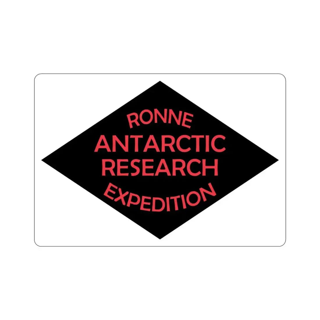 Flag of Ronne Antarctic Research Expedition STICKER Vinyl Die-Cut Decal - The Sticker Space
