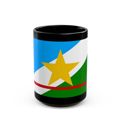 Flag of Roraima Brazil - Black Coffee Mug-15oz-The Sticker Space