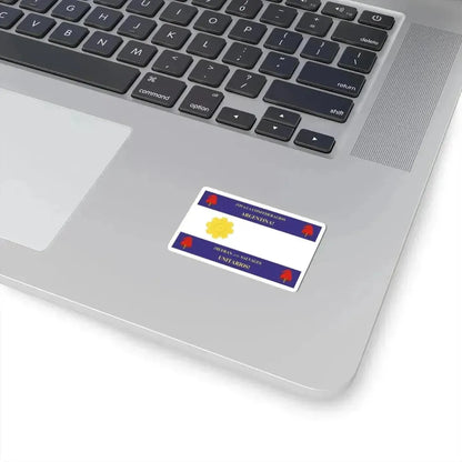 Flag of Rosas Variant (Argentina) STICKER Vinyl Kiss-Cut Decal - The Sticker Space
