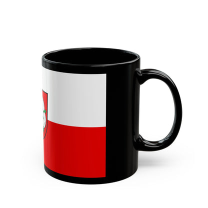 Flag of Rosenheim 2 Germany - Black Coffee Mug-The Sticker Space