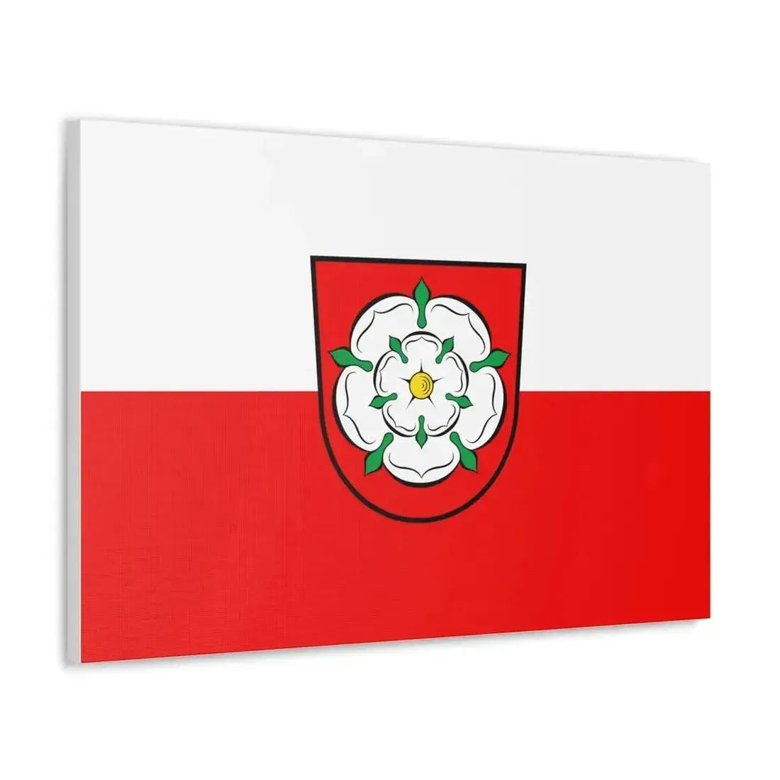 Flag of Rosenheim 2 Germany - Canvas Wall Art - The Sticker Space