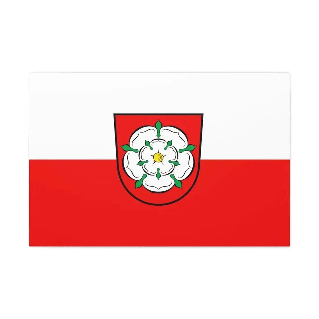 Flag of Rosenheim 2 Germany - Canvas Wall Art - The Sticker Space
