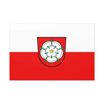 Flag of Rosenheim 2 Germany - Canvas Wall Art - The Sticker Space