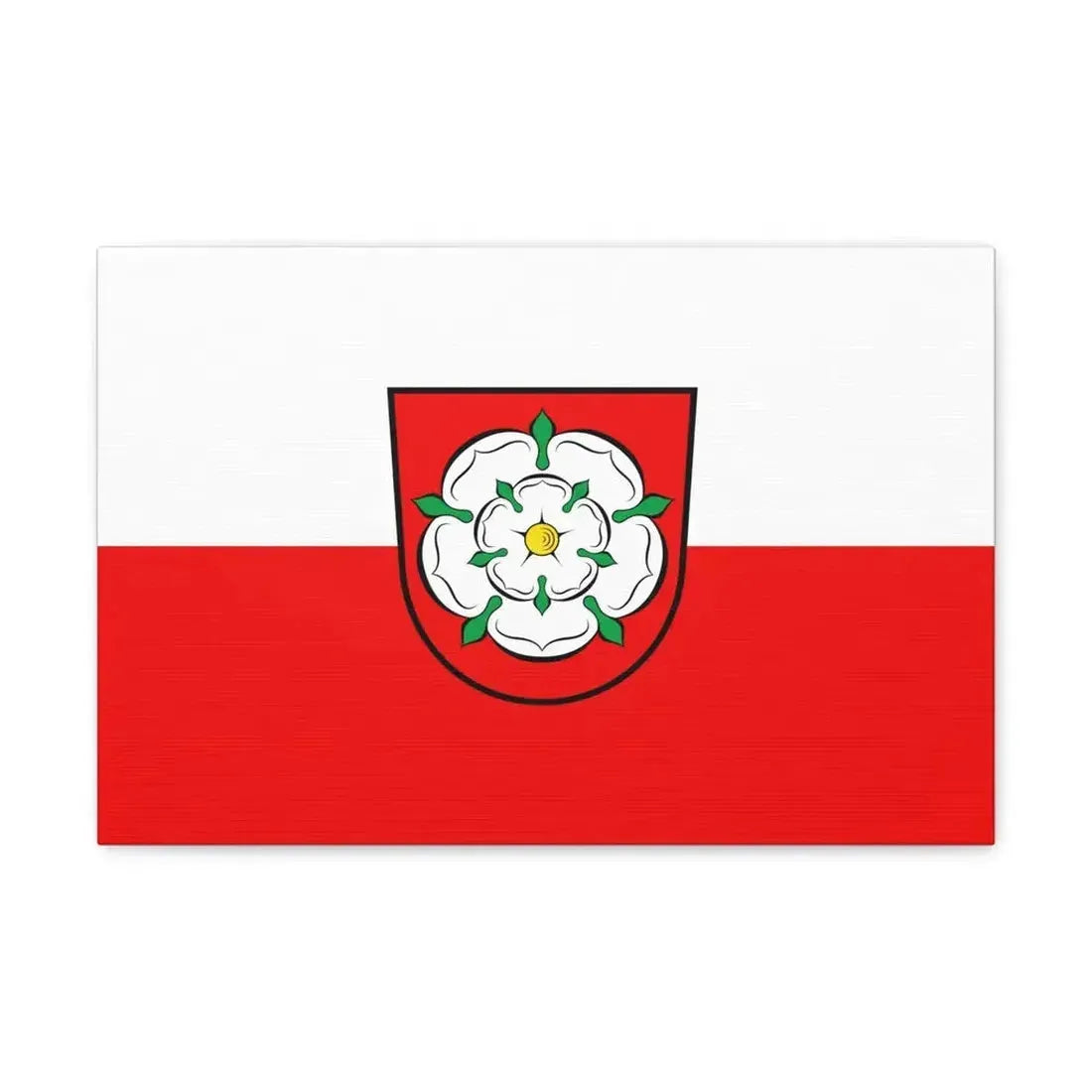 Flag of Rosenheim 2 Germany - Canvas Wall Art - The Sticker Space