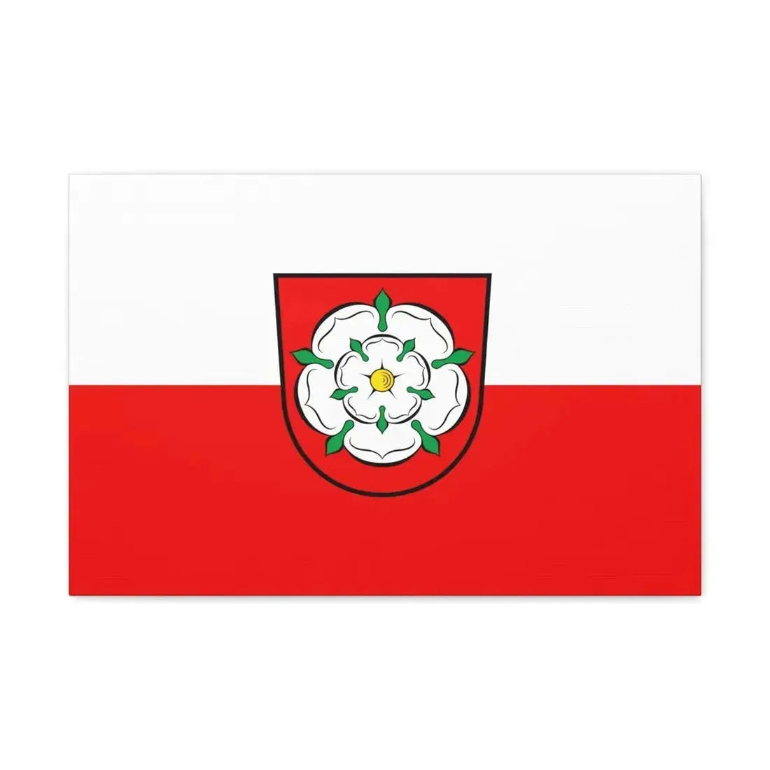 Flag of Rosenheim 2 Germany - Canvas Wall Art - The Sticker Space