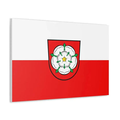 Flag of Rosenheim 2 Germany - Canvas Wall Art - The Sticker Space