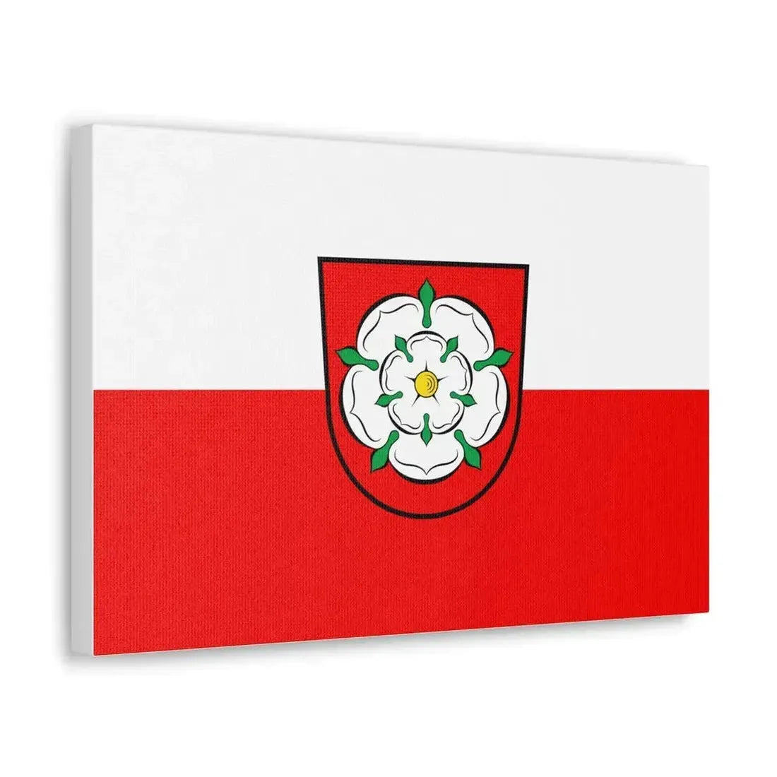 Flag of Rosenheim 2 Germany - Canvas Wall Art - The Sticker Space
