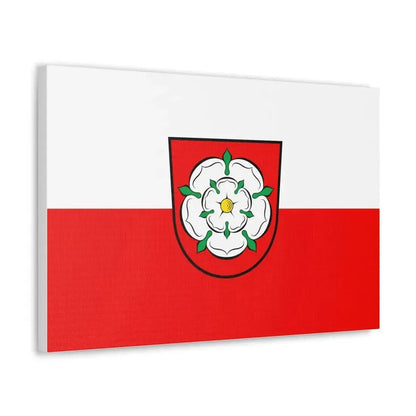 Flag of Rosenheim 2 Germany - Canvas Wall Art - The Sticker Space
