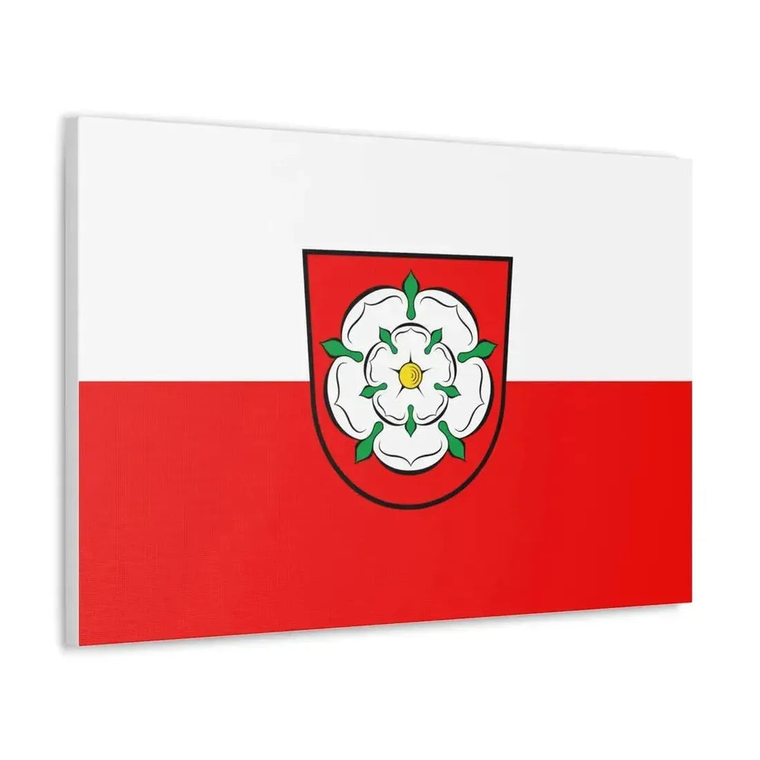 Flag of Rosenheim 2 Germany - Canvas Wall Art - The Sticker Space