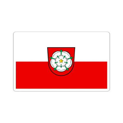 Flag of Rosenheim 2 Germany - STICKER Vinyl Kiss-Cut Decal 2 Inch White - The Sticker Space