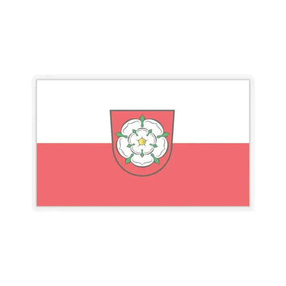 Flag of Rosenheim 2 Germany - STICKER Vinyl Kiss-Cut Decal 3 Inch Transparent - The Sticker Space