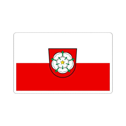 Flag of Rosenheim 2 Germany - STICKER Vinyl Kiss-Cut Decal 3 Inch White - The Sticker Space