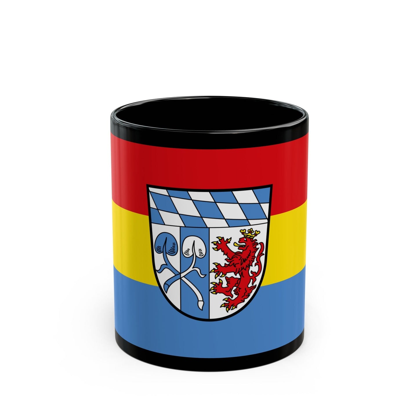 Flag of Rosenheim Germany - Black Coffee Mug-11oz-The Sticker Space