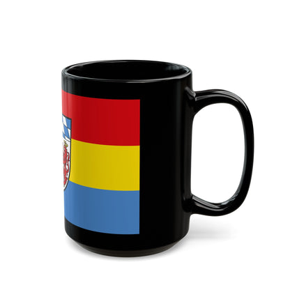 Flag of Rosenheim Germany - Black Coffee Mug-The Sticker Space