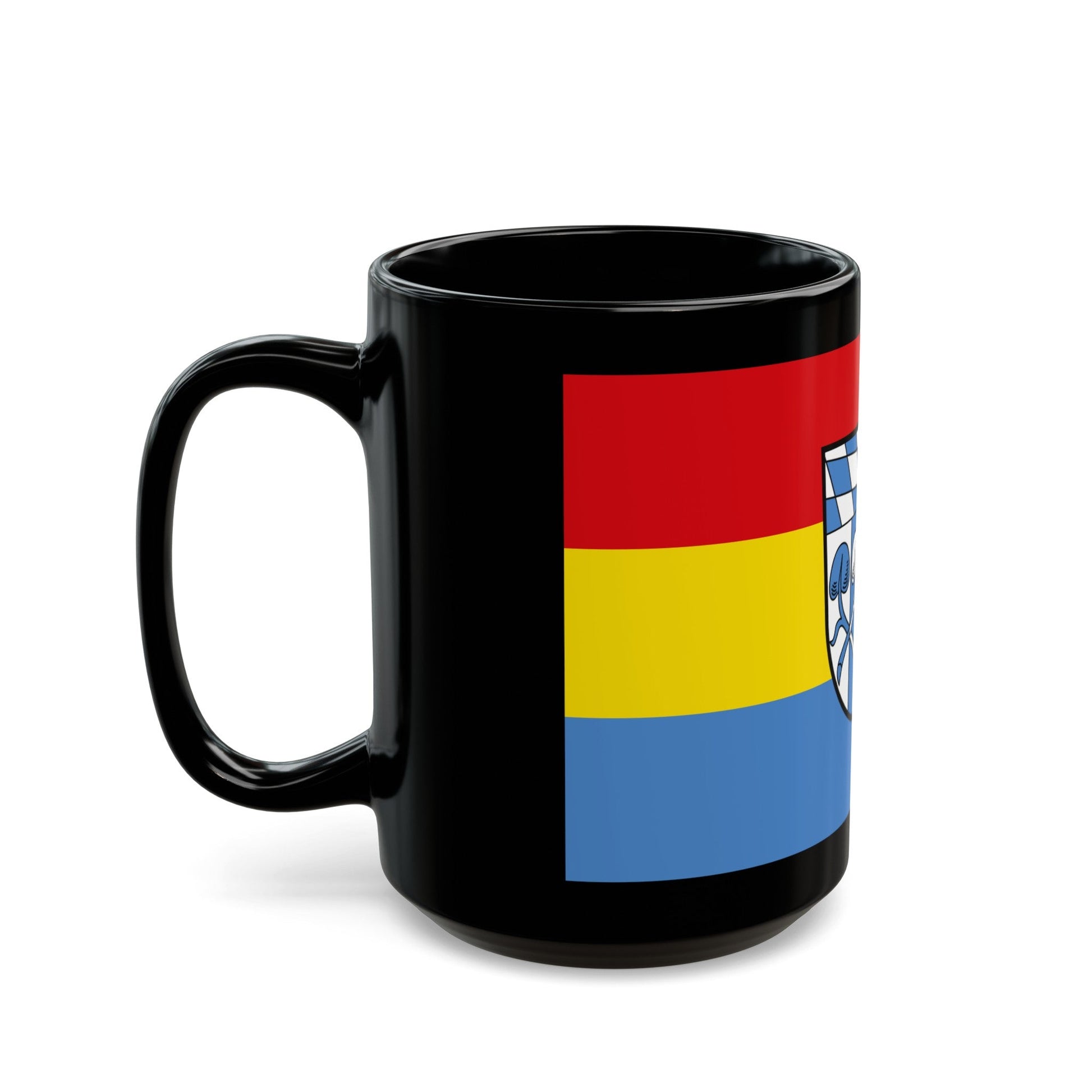 Flag of Rosenheim Germany - Black Coffee Mug-The Sticker Space