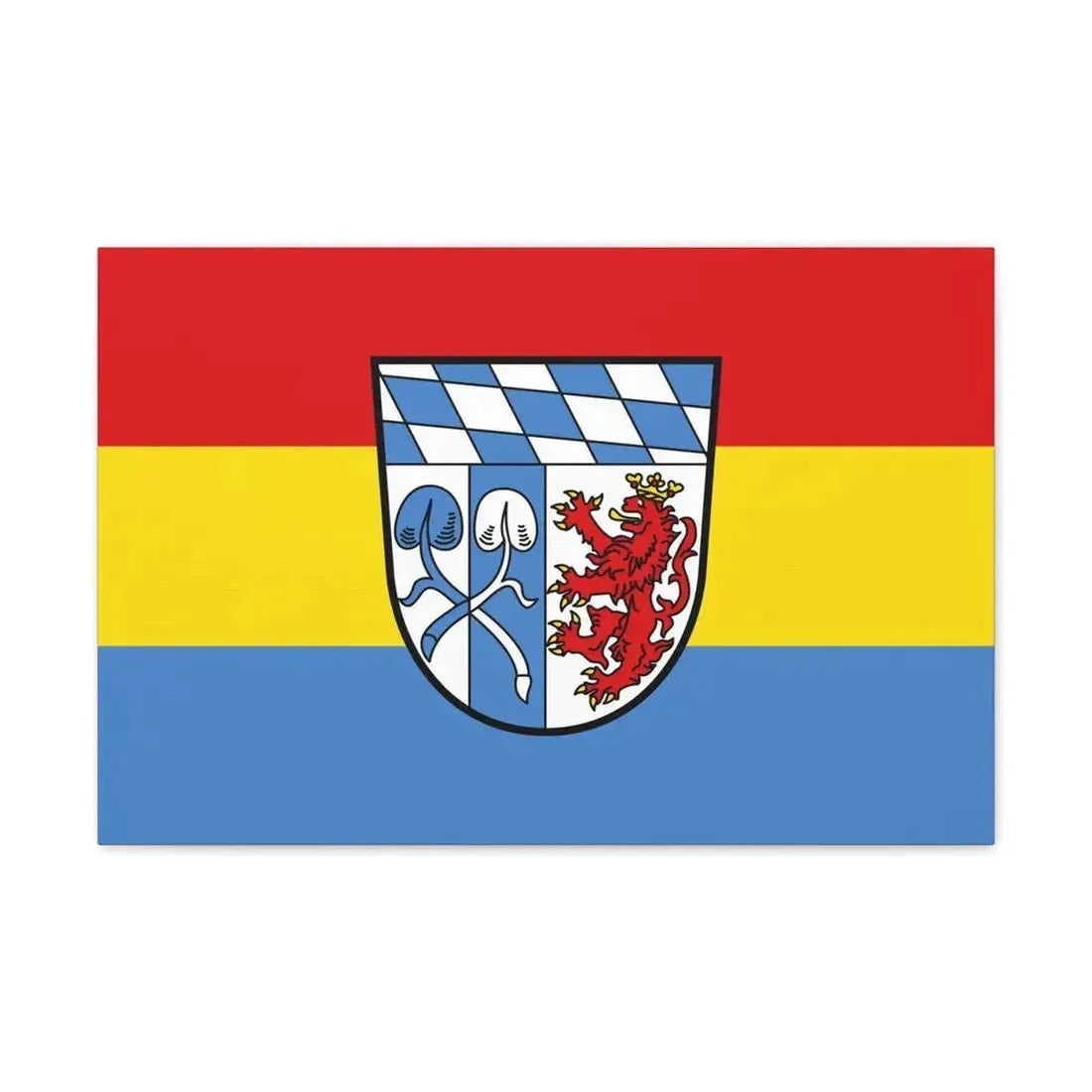 Flag of Rosenheim Germany - Canvas Wall Art 24″ x 16″ 1.25" - The Sticker Space