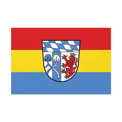 Flag of Rosenheim Germany - Canvas Wall Art 36" x 24" 1.25" - The Sticker Space