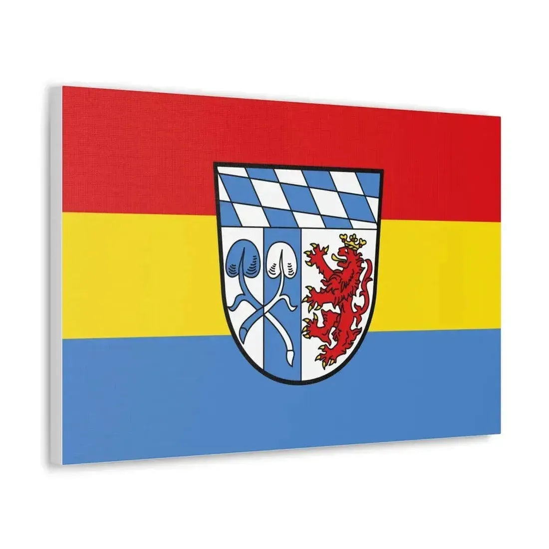 Flag of Rosenheim Germany - Canvas Wall Art - The Sticker Space