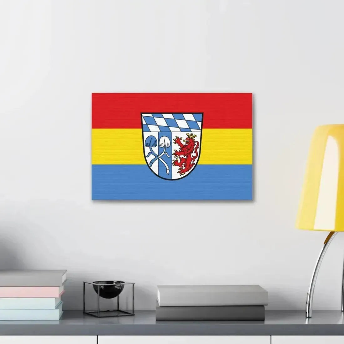 Flag of Rosenheim Germany - Canvas Wall Art - The Sticker Space