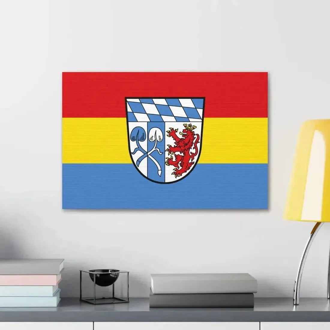 Flag of Rosenheim Germany - Canvas Wall Art - The Sticker Space