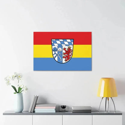 Flag of Rosenheim Germany - Canvas Wall Art - The Sticker Space