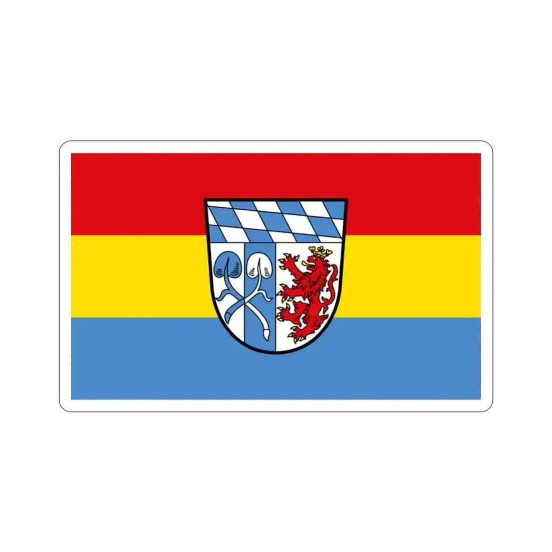 Flag of Rosenheim Germany STICKER Vinyl Die-Cut Decal - The Sticker Space