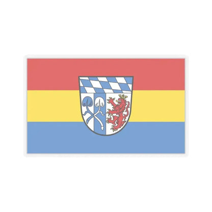 Flag of Rosenheim Germany - STICKER Vinyl Kiss-Cut Decal 3 Inch Transparent - The Sticker Space