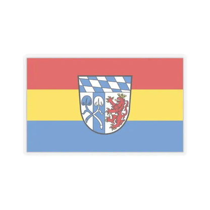 Flag of Rosenheim Germany - STICKER Vinyl Kiss-Cut Decal 6 Inch Transparent - The Sticker Space