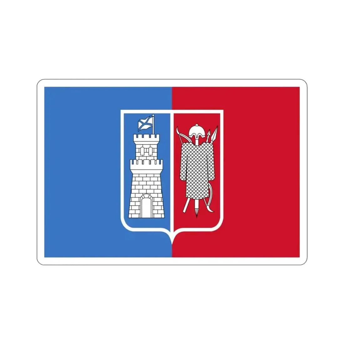 Flag of Rostov na Donu Russia STICKER Vinyl Die-Cut Decal - The Sticker Space
