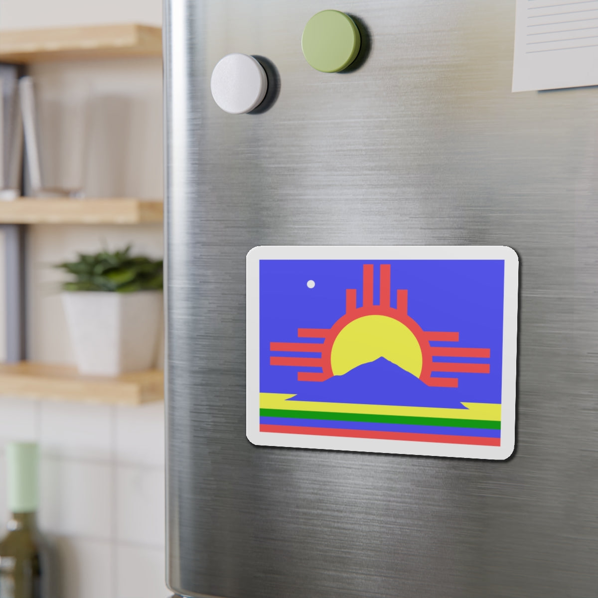 Flag of Roswell New Mexico - Die-Cut Magnet-The Sticker Space