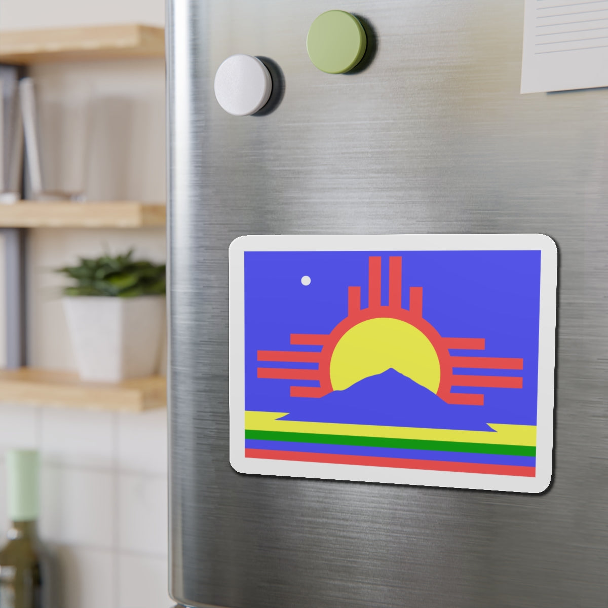 Flag of Roswell New Mexico - Die-Cut Magnet-The Sticker Space