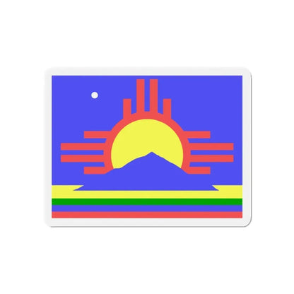 Flag of Roswell New Mexico - Refrigerator Magnet 4 Inch - The Sticker Space