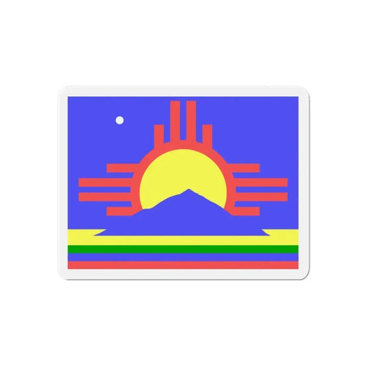 Flag of Roswell New Mexico - Refrigerator Magnet 6 Inch - The Sticker Space