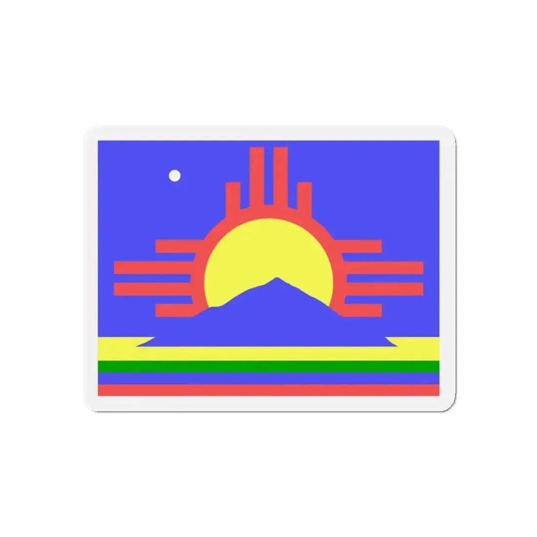 Flag of Roswell New Mexico - Refrigerator Magnet - The Sticker Space