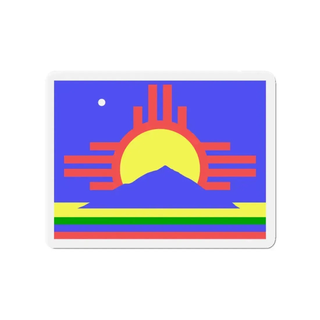Flag of Roswell New Mexico - Refrigerator Magnet - The Sticker Space