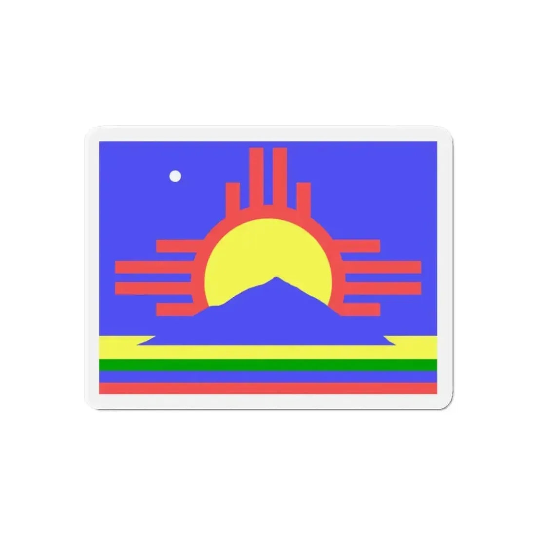 Flag of Roswell New Mexico - Refrigerator Magnet - The Sticker Space