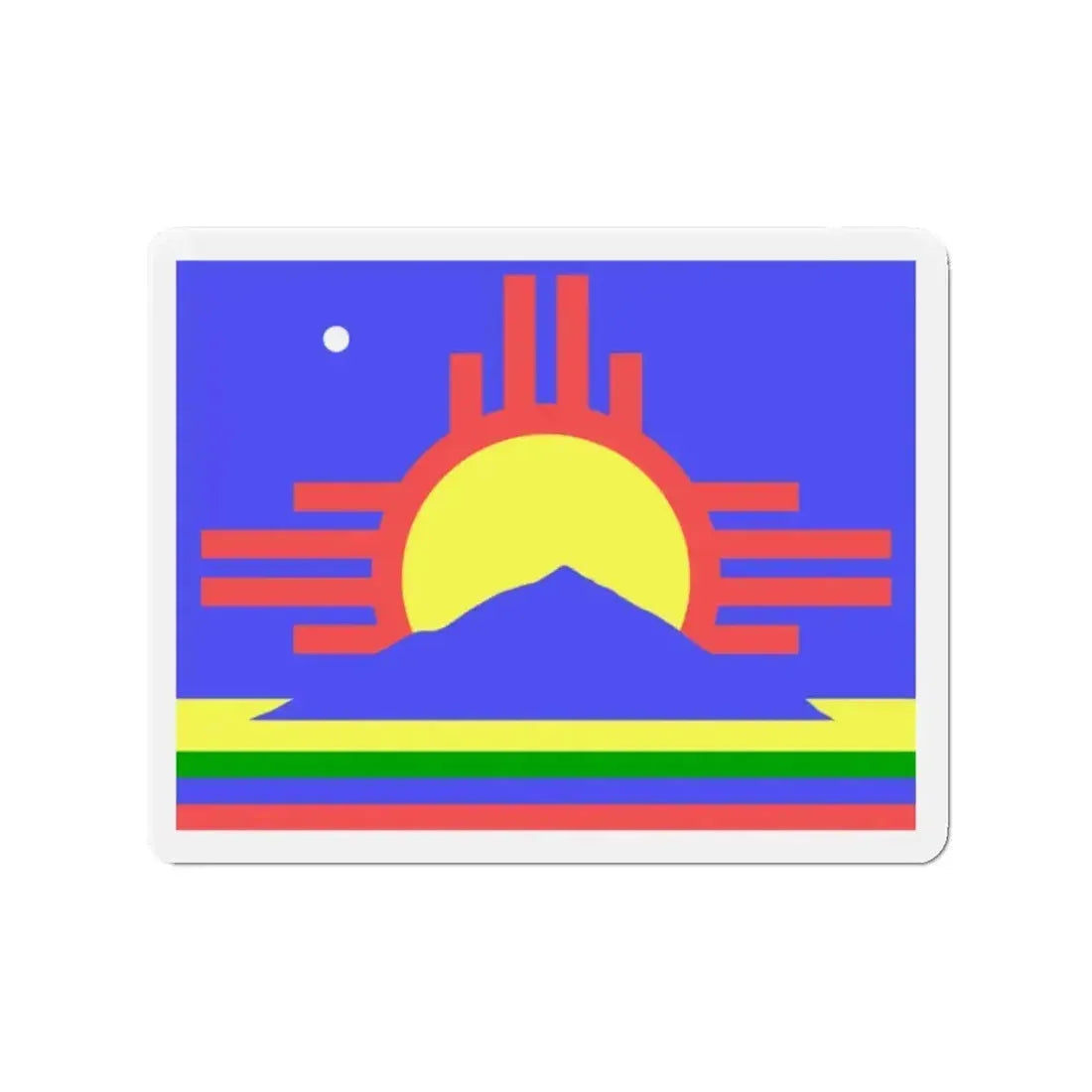 Flag of Roswell New Mexico - Refrigerator Magnet - The Sticker Space