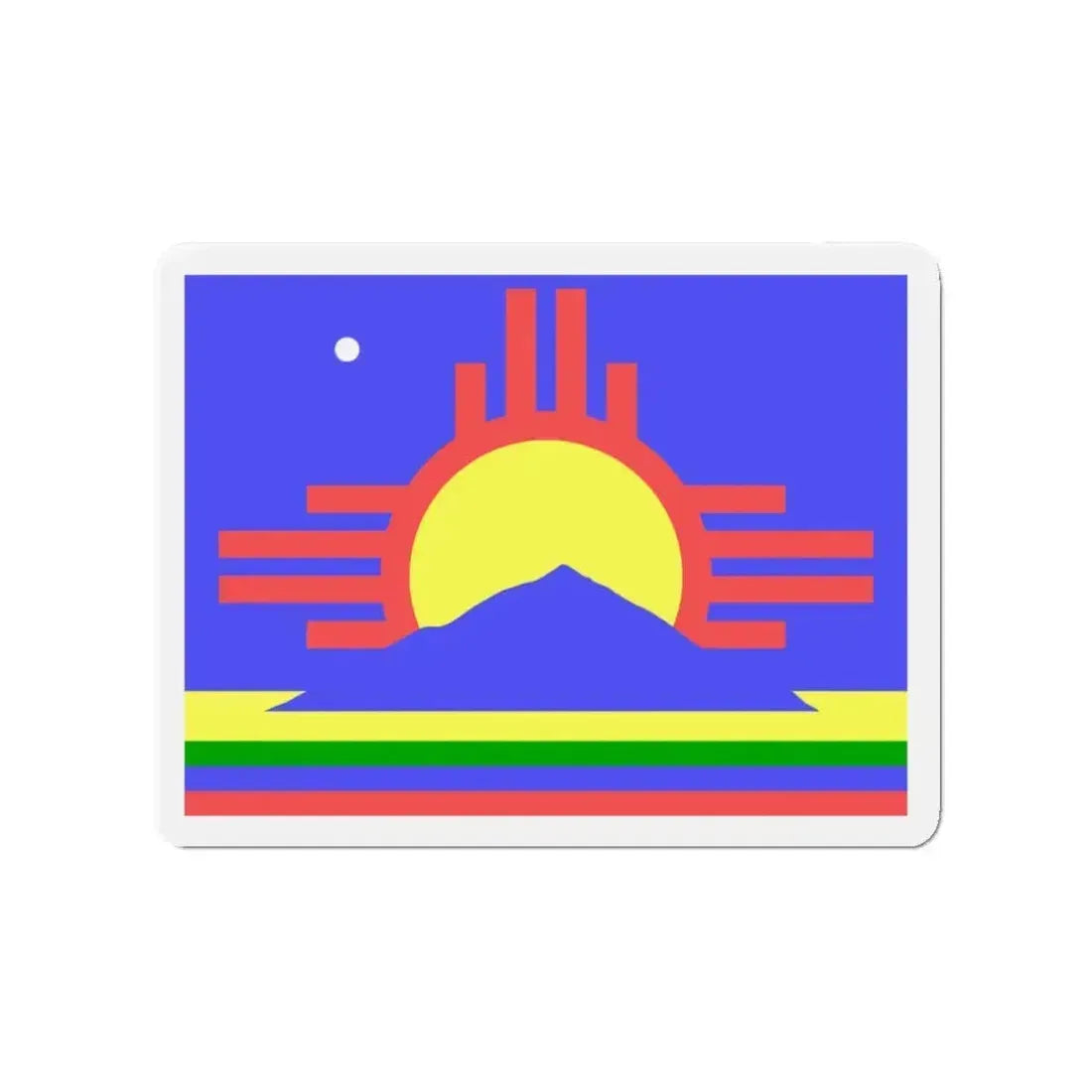 Flag of Roswell New Mexico - Refrigerator Magnet - The Sticker Space