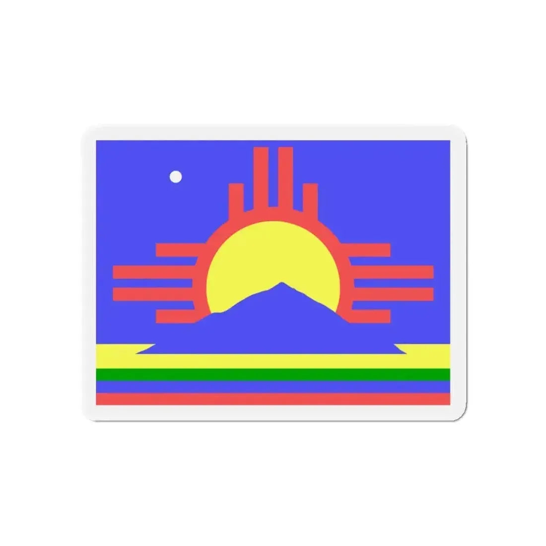 Flag of Roswell New Mexico - Refrigerator Magnet - The Sticker Space