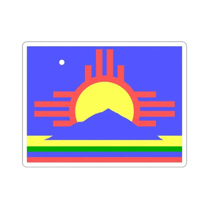 Flag of Roswell New Mexico USA STICKER Vinyl Die-Cut Decal 4 Inch - The Sticker Space