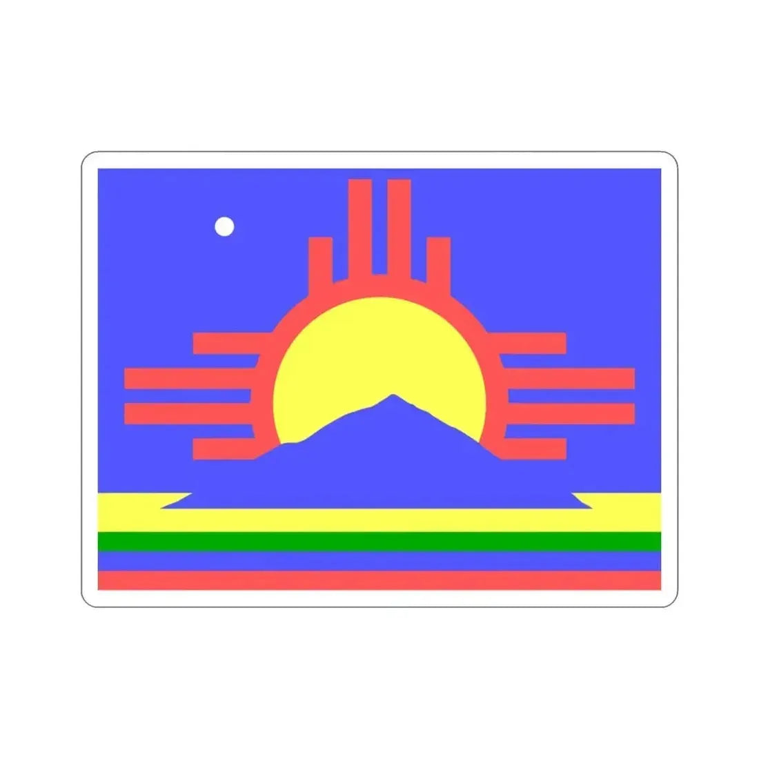 Flag of Roswell New Mexico USA STICKER Vinyl Die-Cut Decal - The Sticker Space