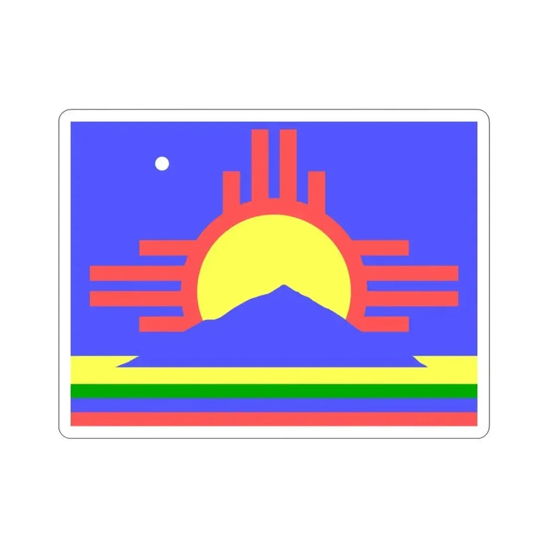 Flag of Roswell New Mexico USA STICKER Vinyl Die-Cut Decal - The Sticker Space