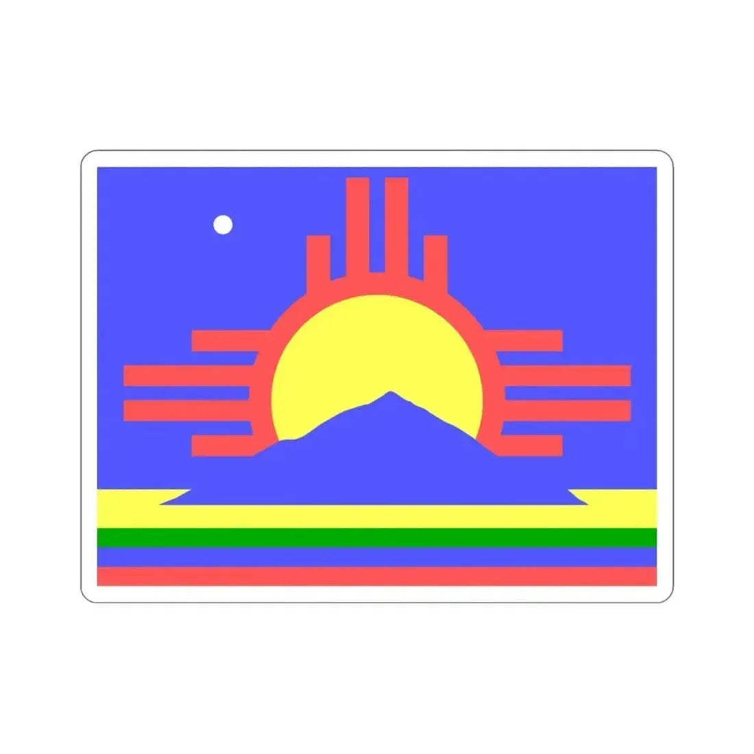 Flag of Roswell New Mexico USA STICKER Vinyl Die-Cut Decal - The Sticker Space