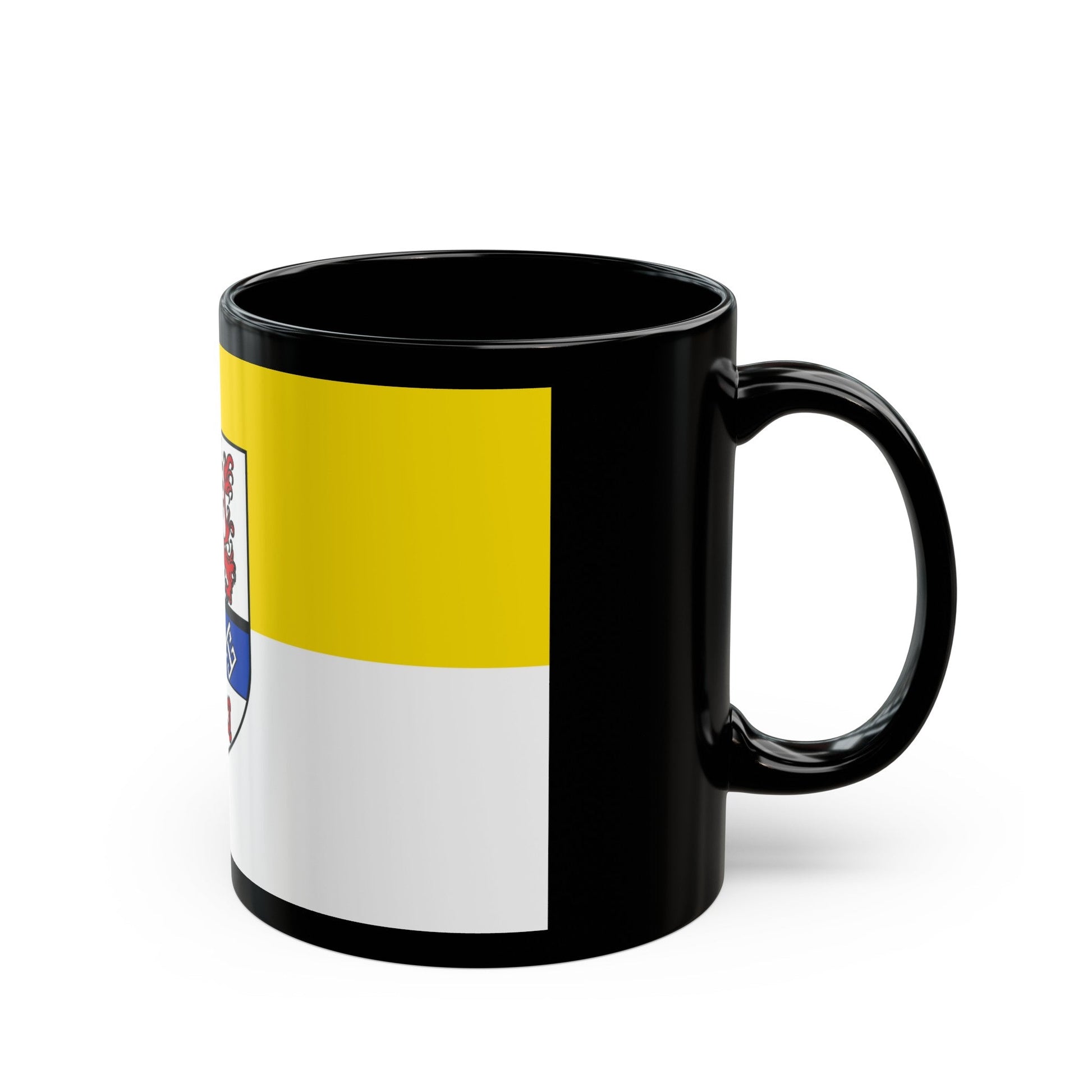 Flag of Rotenburg Germany - Black Coffee Mug-The Sticker Space