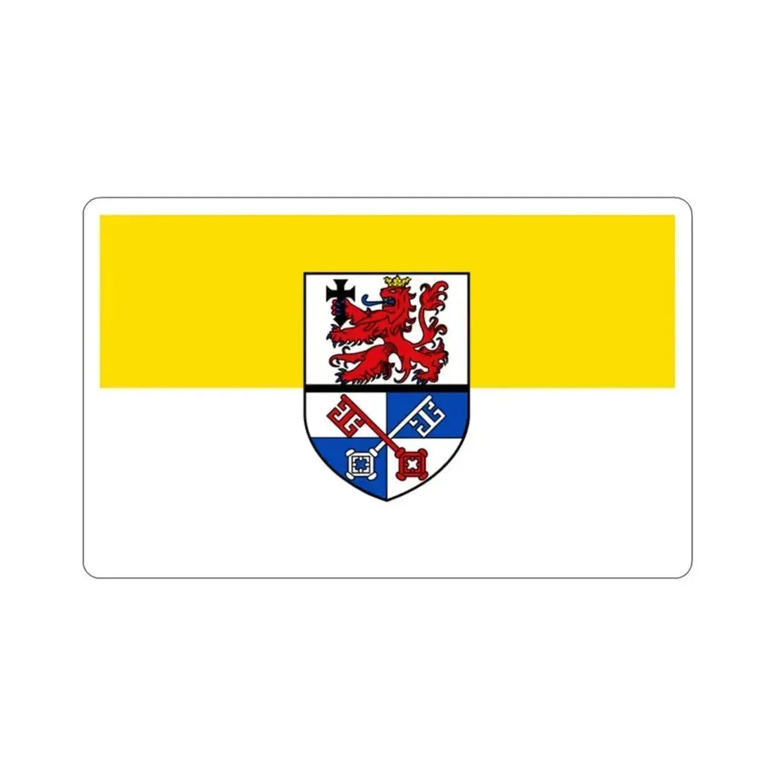 Flag of Rotenburg Germany STICKER Vinyl Die-Cut Decal 2 Inch - The Sticker Space