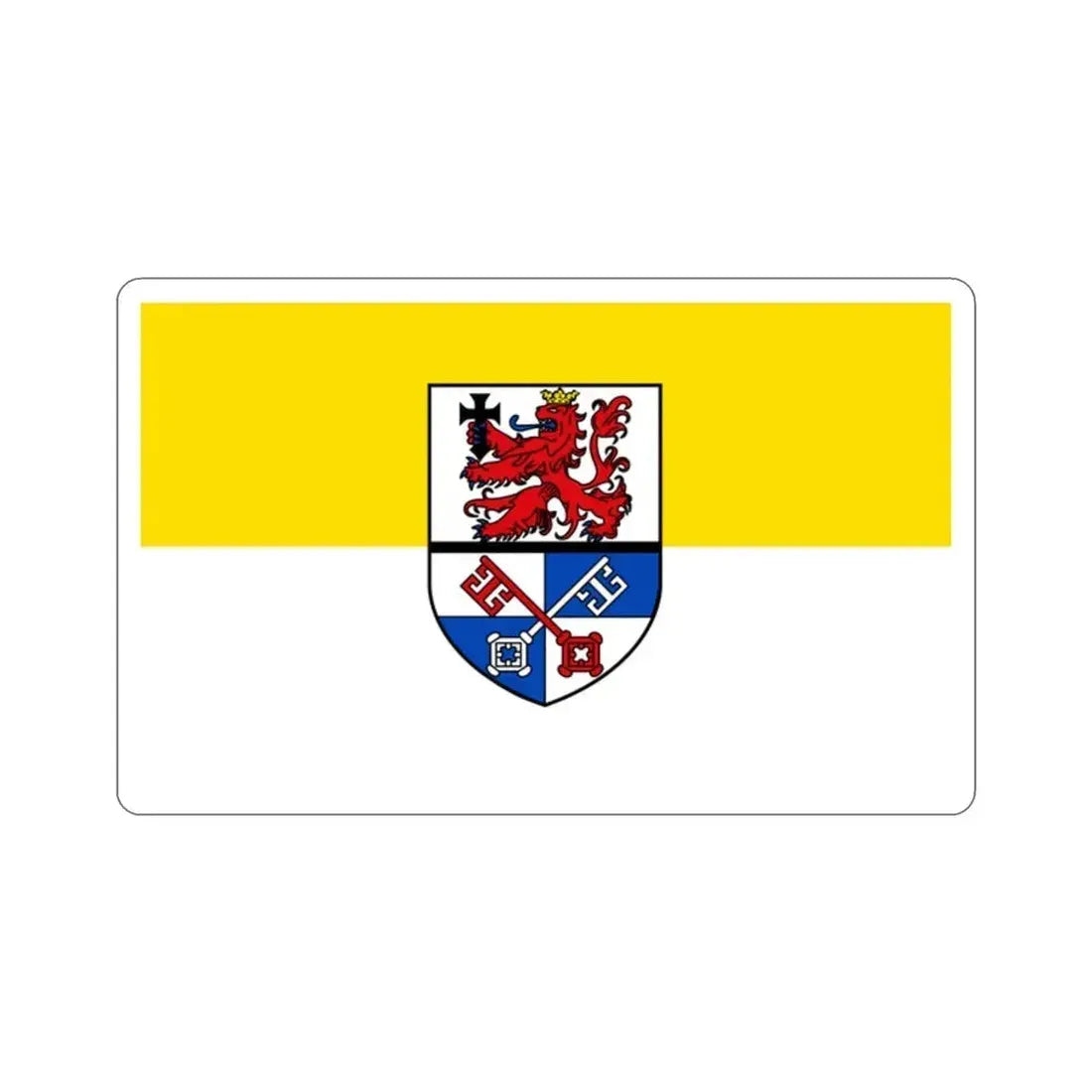 Flag of Rotenburg Germany STICKER Vinyl Die-Cut Decal 2 Inch - The Sticker Space